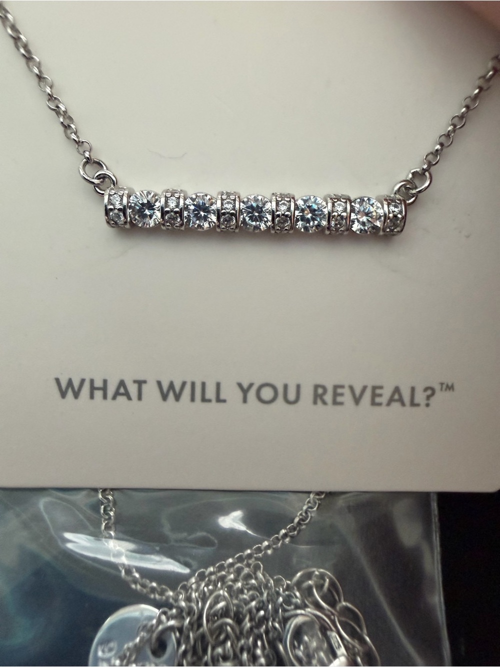 .925 Silver Bar Necklace